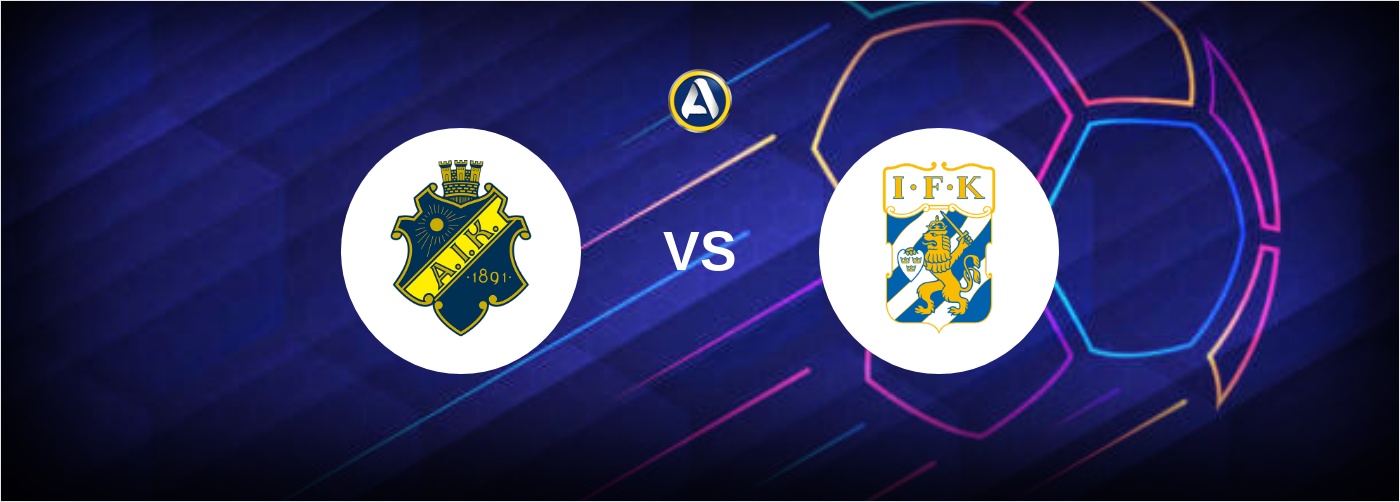 AIK vs IFK Göteborg bästa odds och match tips